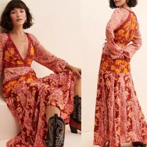 Free People Tilda Wrap Dress Small